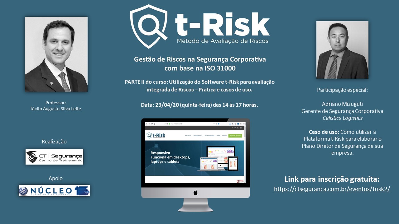 Curso gratuito (parte 2): Gestão de Riscos na Segurança Corporativa com base na ISO 31000