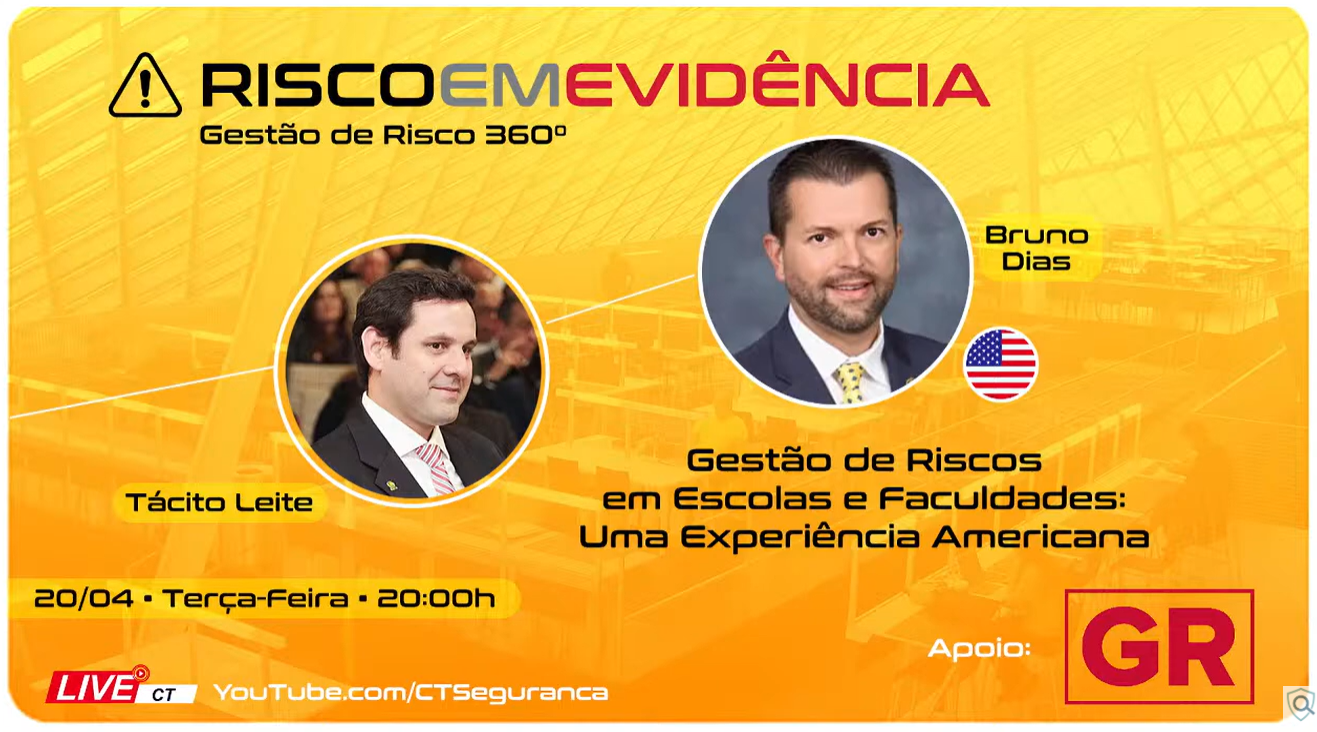 Risco em Evidência T1-E12 ｜Gestão de Riscos Escolas e Faculdades Experiência Americana | Bruno Dias